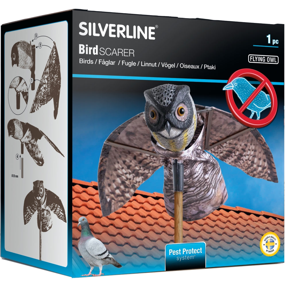 Silverline Fågelskämma Flying Owl Uggla