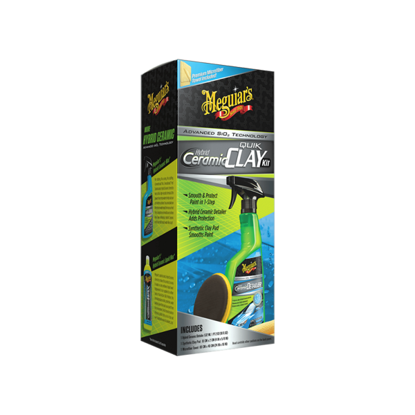 Meguiar's Hybrid Ceramic Clay kit - Rengöringslera svamp komplett sats