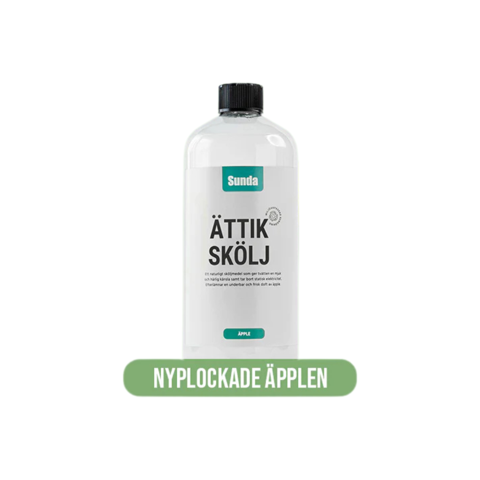 Sunda Ättiksköljmedel Äpple - 66 Tvättar