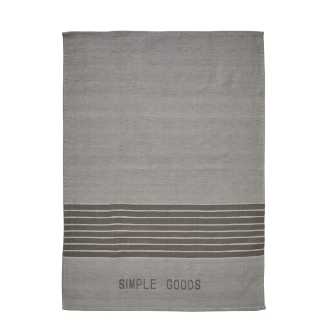 SIMPLE GOODS Striped kitchen towel - 70x50 cm