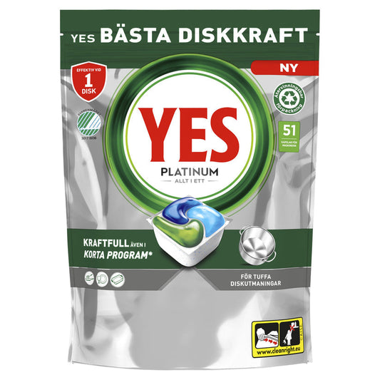 Yes Maskindisk Platinum Original 51-Pack