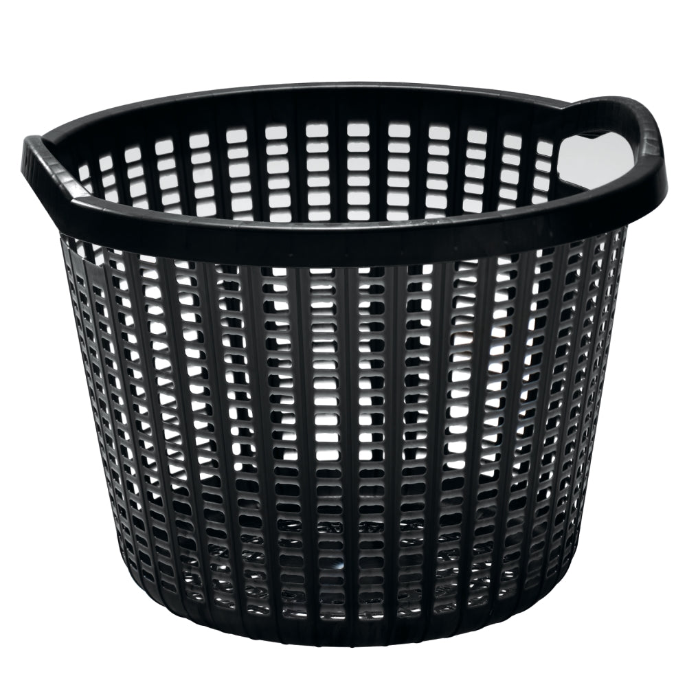 Nyby Lövkorg rund ERGO Svart Recycled - 55L