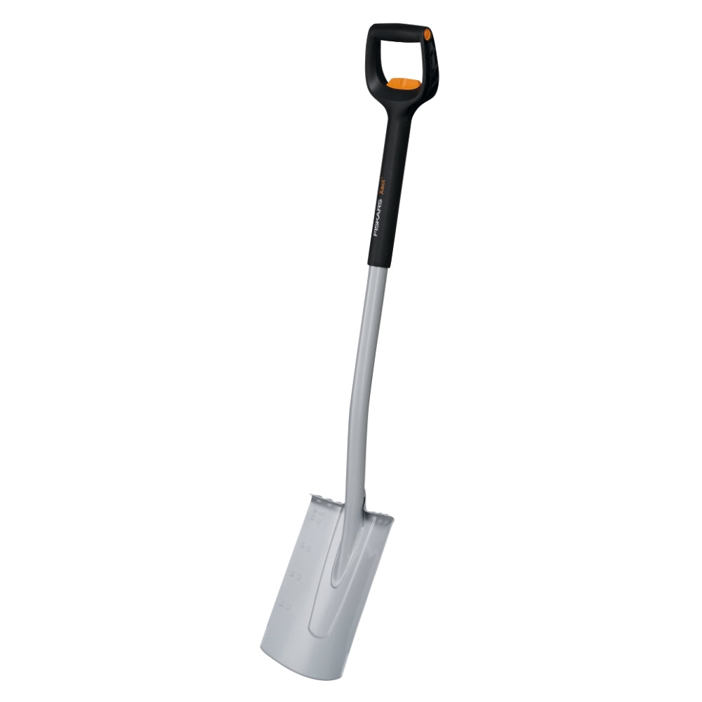 Fiskars - Trädgårdsspade Halvrund Teleskopisk Xact