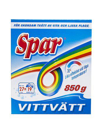 Spar Tvättmedel Vittvätt 850g - 31 Tvättar