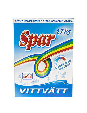 Spar Tvättmedel Vittvätt 1700g - 48 Tvättar