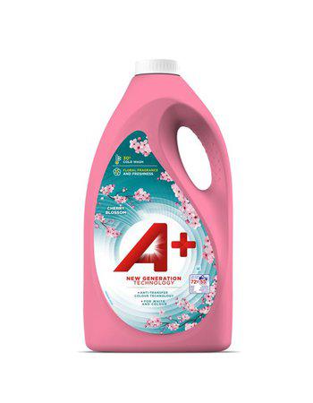 A+ Flytande Tvättmedel Cherry Blossom - 3180ml