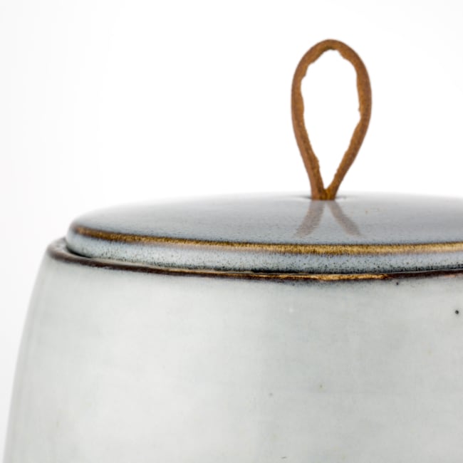 LENE BJERRE Amera Burk – Ø13,5x10,5 cm, Grå