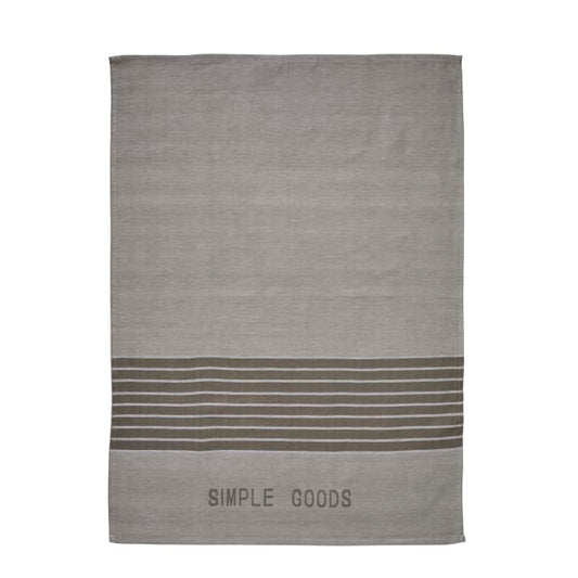 SIMPLE GOODS Striped kitchen towel - 70x50 cm