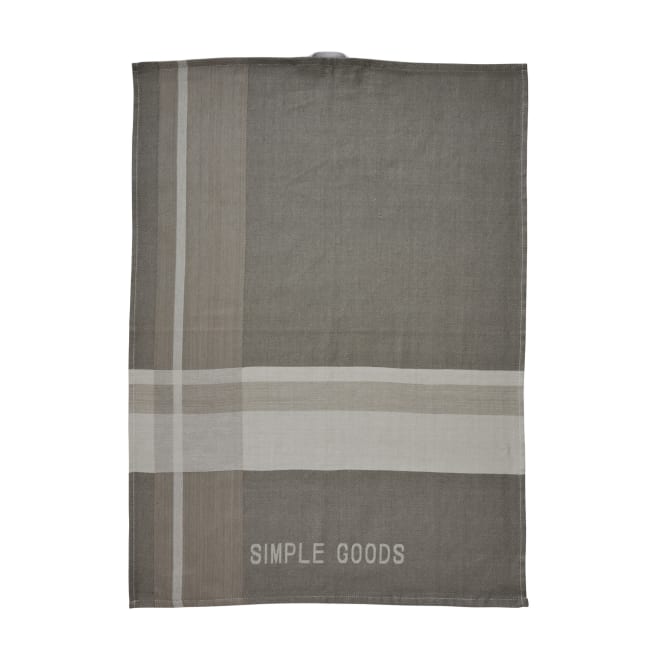 SIMPLE GOODS Checkered kitchen towel - 70x50 cm