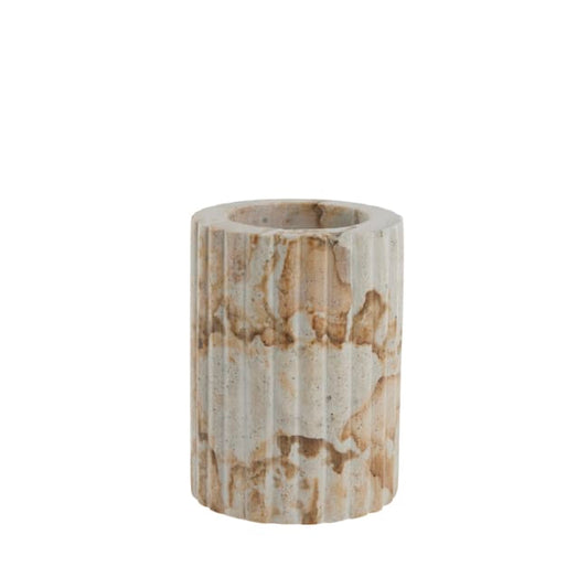 LENE BJERRE Eliana Tandborstmugg – 8x8x10,5 cm, Linen
