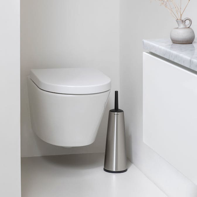 Toalettborste Brabantia Classic (Matt Stål)